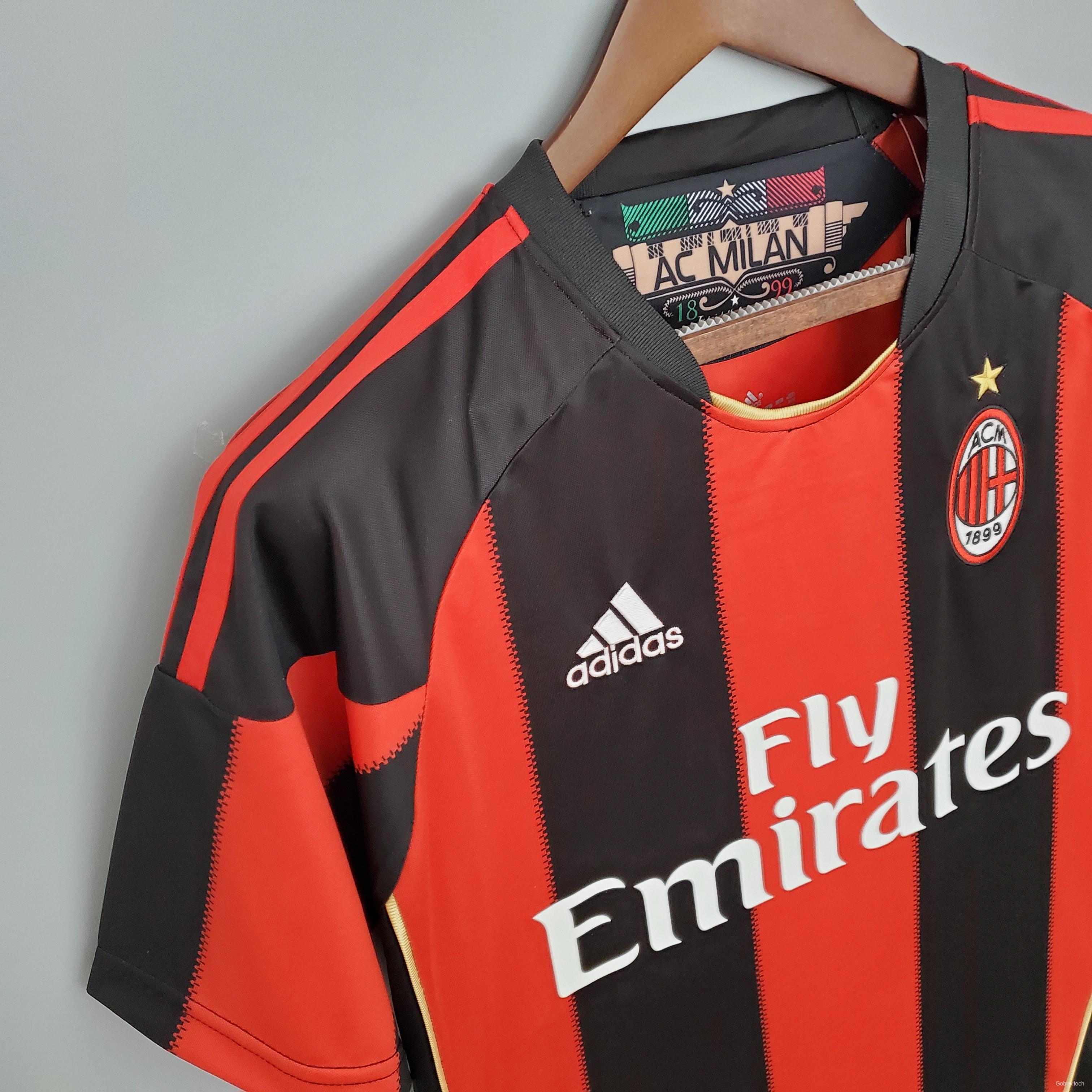 Retro 10/11 AC Milan home Soccer Jersey