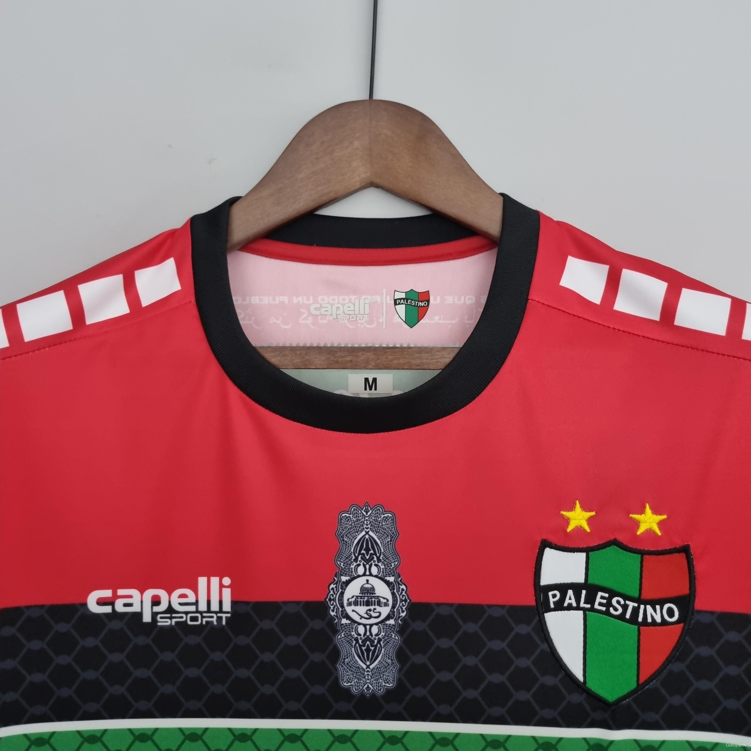 22/23 Deportivo Palestino Red Soccer Jersey