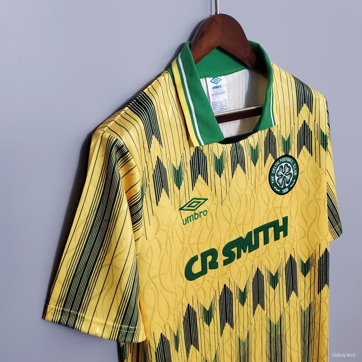 Retro Celtics 91/92 away Soccer Jersey