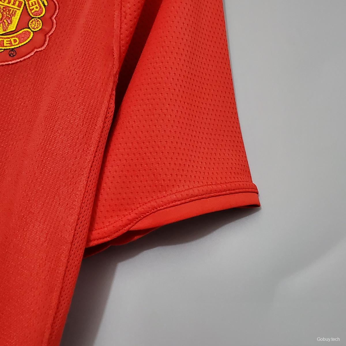 Retro 07/08 Manchester United Champions League version home Soccer Jersey