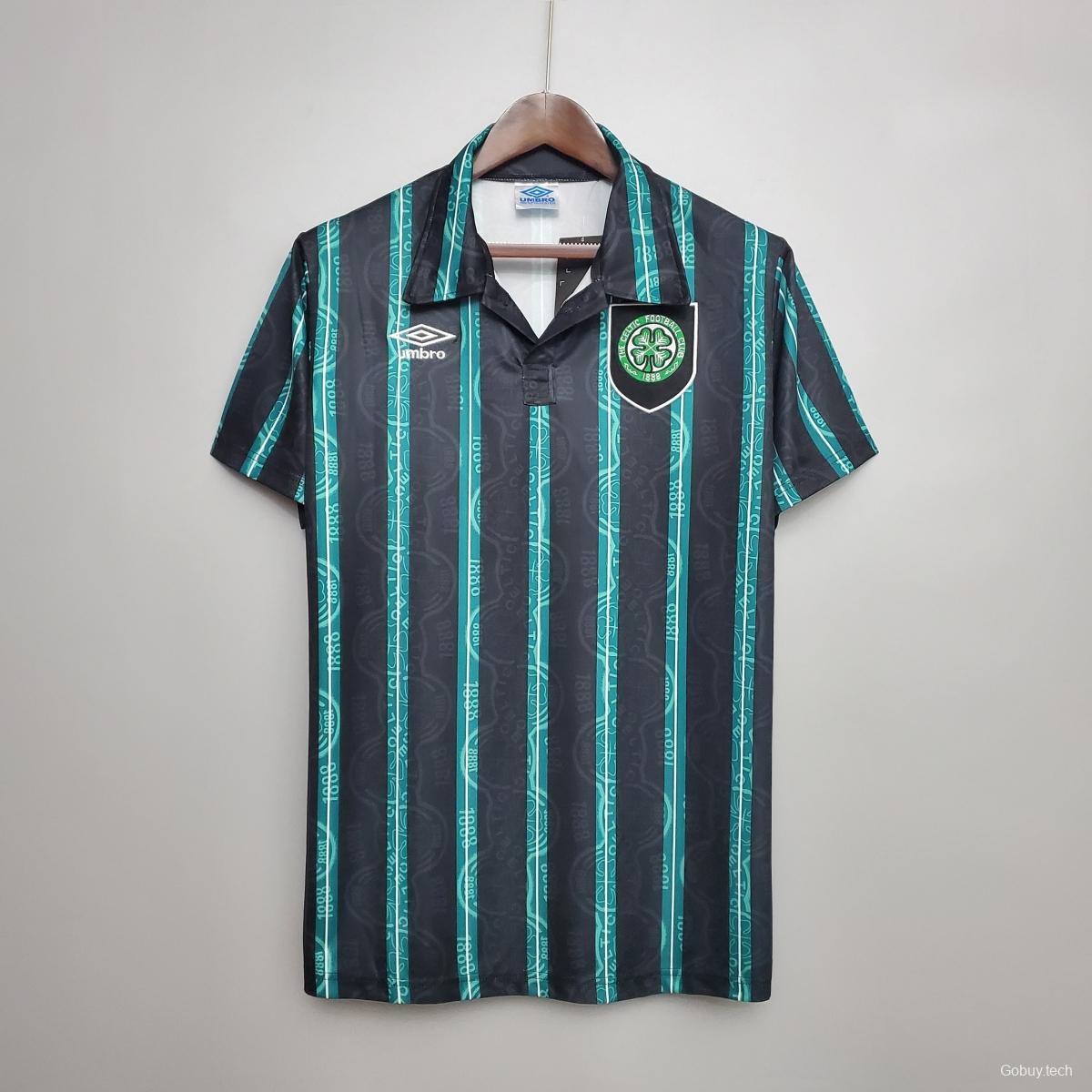 Retro Celtics 92/93 away Soccer Jersey