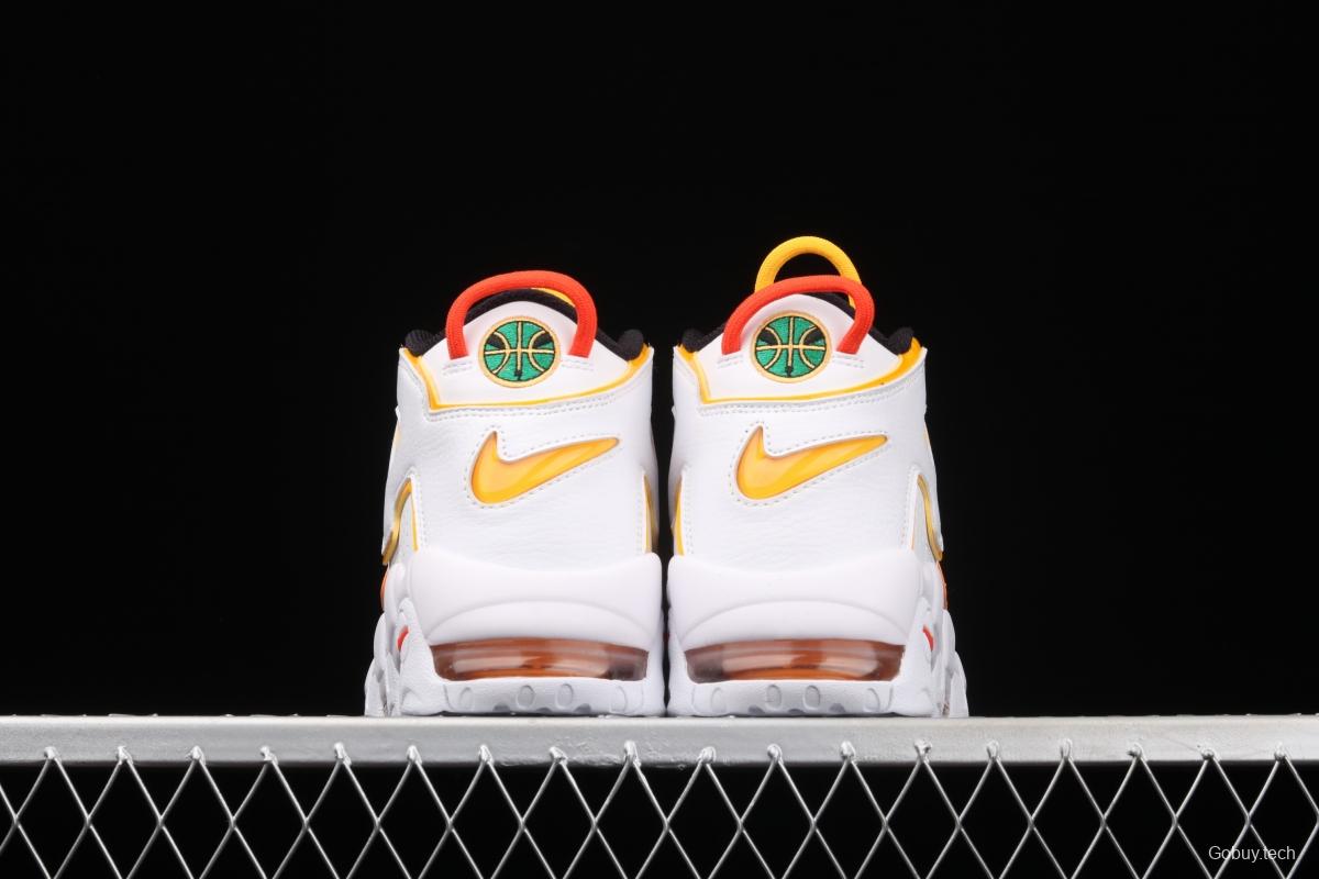 NIKE Air More Uptempo 96 QS Pippen Primary Series Classic High Street Leisure Sports Culture Basketball shoes DD9223-100