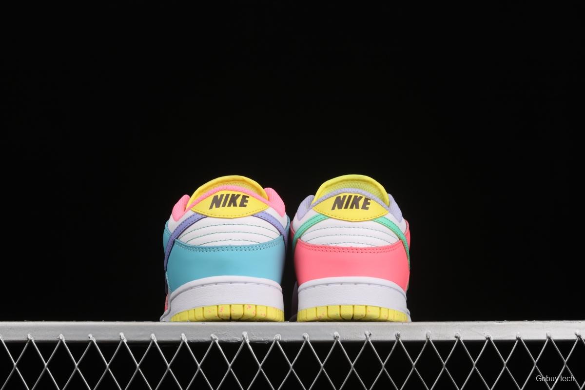 NIKE SB DUNK Low SE Candy egg / candy mandarin duck dunk series low side leisure sports skateboard shoes DD1872-100