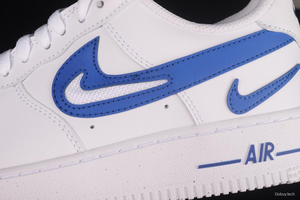 NIKE Air Force 1: 07 Low deconstructs Big Blue Hook low-top Leisure Board shoes DR0143-100