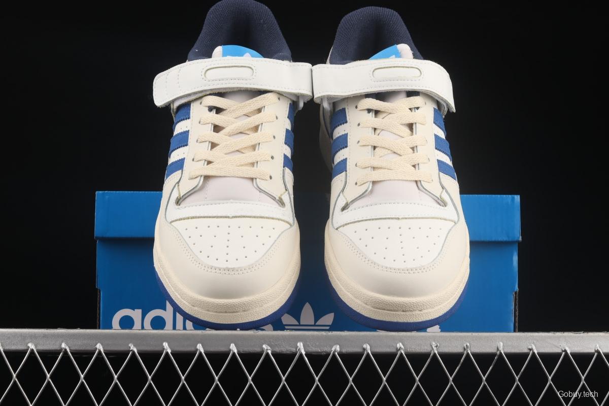 Adidas Originals Forum 84 Low Blue ThreAdidas S23764 popular single classic retro basketball shoes