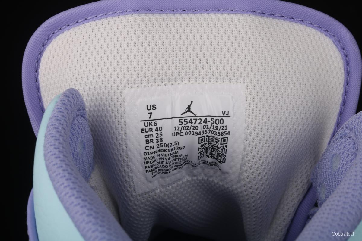 Air Jordan 1 Mid SE Violet 554724-500