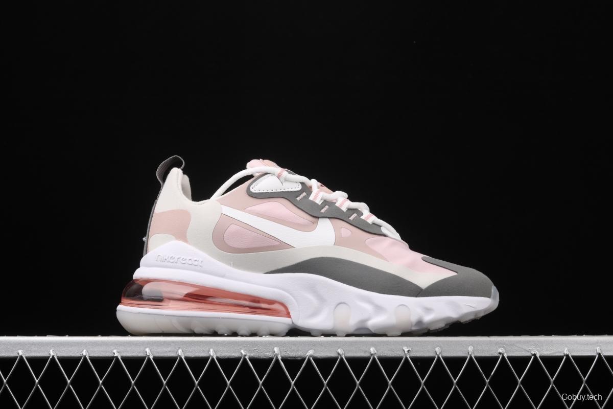 NIKE Air Max 270React new high-frequency mesh function half-palm air cushion running shoes CI3899-500