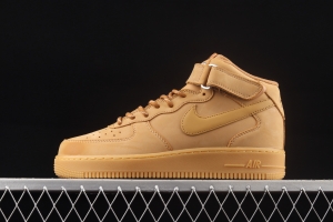 NIKE Air Force 11607 Mid wheat suede Zhongbang casual board shoes CJ9158-200