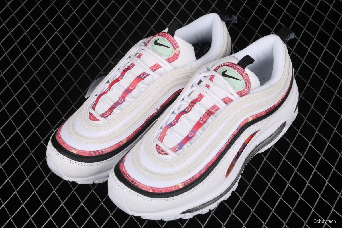 NIKE Air Max 97 colorful bullet air cushion running shoes CU4731-100