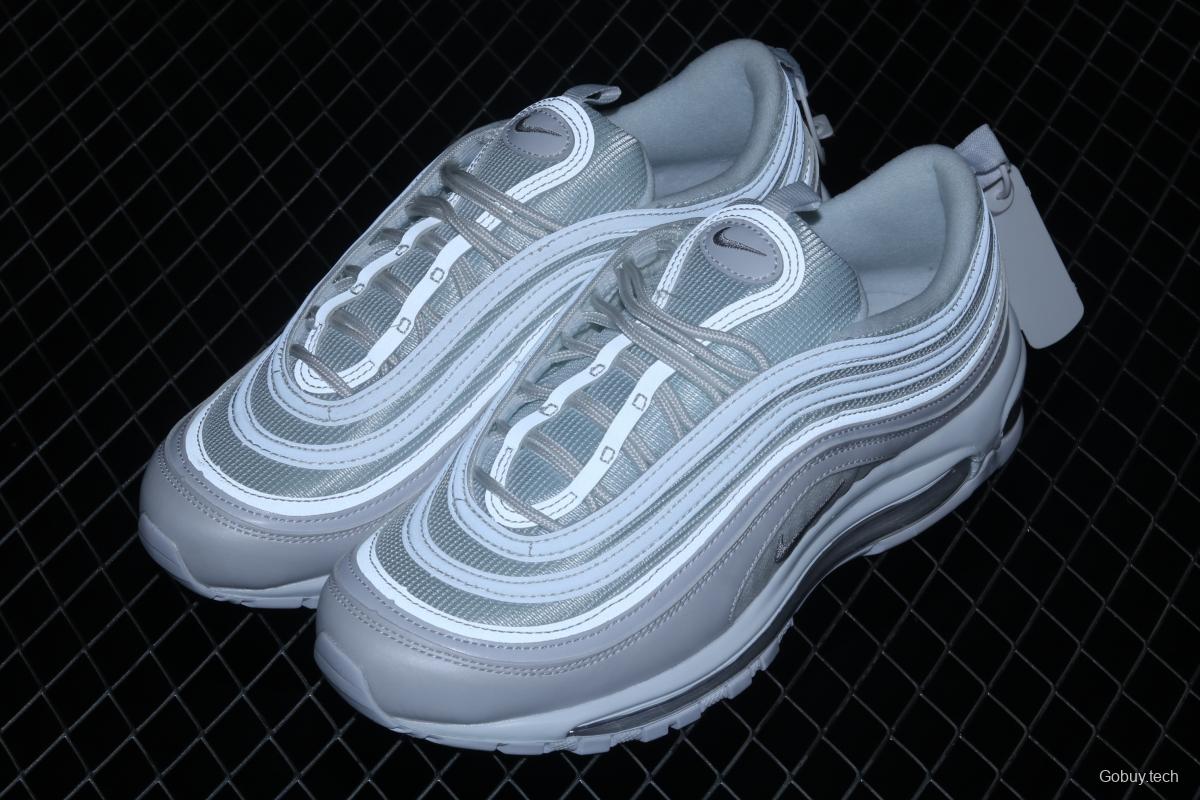 NIKE Air Max 973M reflective all-white bullet air cushion running shoes 921826-101