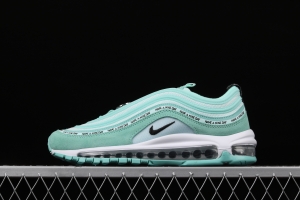 NIKE Air Max 97 ND mint green suede air cushion running shoes 923288-300