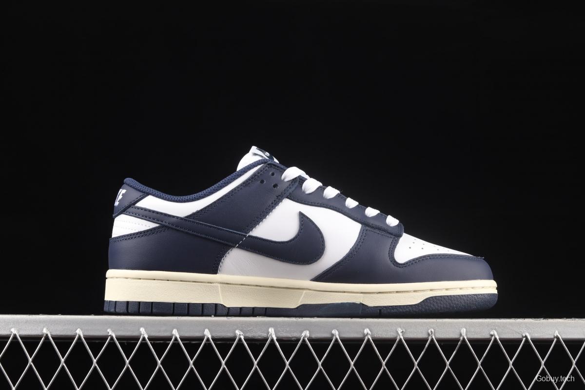 NIKE SB DUNK Low Navy Blue navy blue color SB buckle rebound fashion casual board shoes DD1503-115