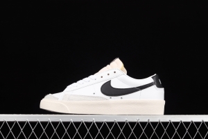 NIKE Blazer Low'77 Vintage Trail Blazers Leather Leather low-top Leisure Board shoes DC4769-102