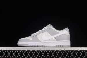 NIKE DUNK Low Retro Grey White Cool Grey Color Matching SB Buckle Rebounds Fashion Casual Sneakers DJ6188-001