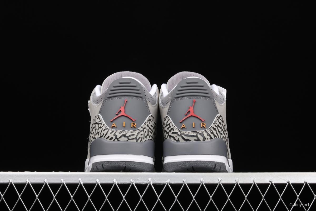 Air Jordan 3 Cool Grey AJ3 Joe 3 Wolf CT8532-012