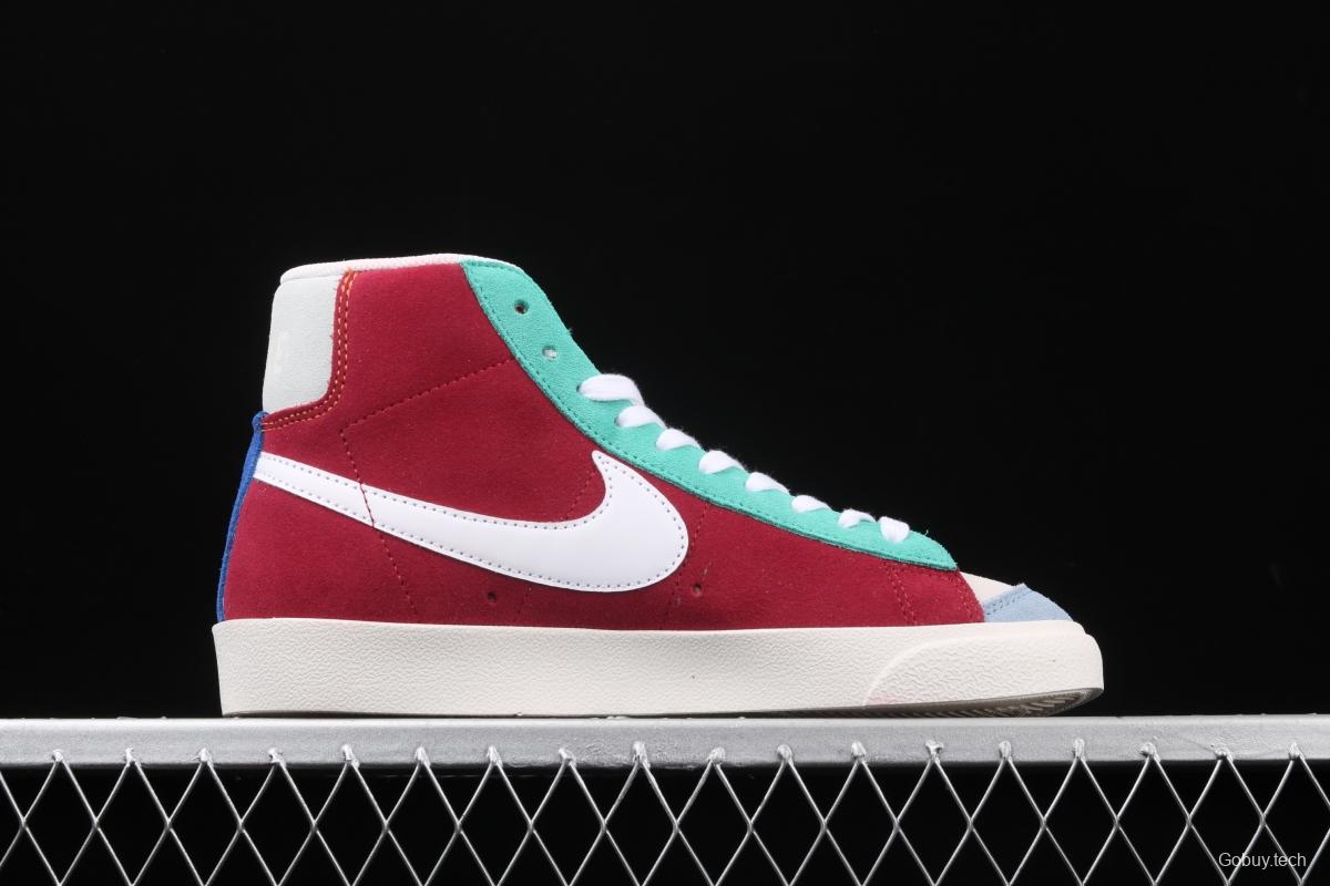 NIKE Blazer Mid'77 Vntg WE Suede Trail Blazers Classic High Band Leisure Sports Board shoes CI1167-600