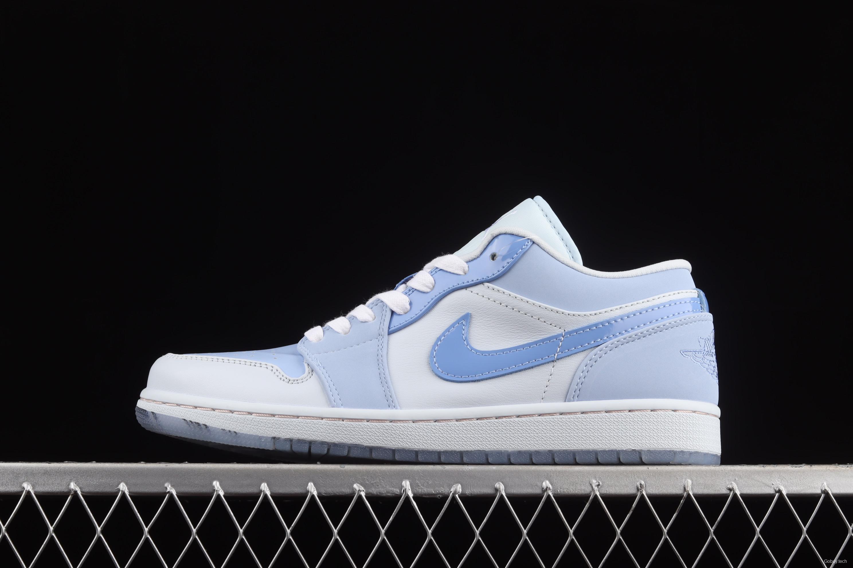 Air Jordan 1 Low haze blue low-end vintage basketball shoes DM5442-040