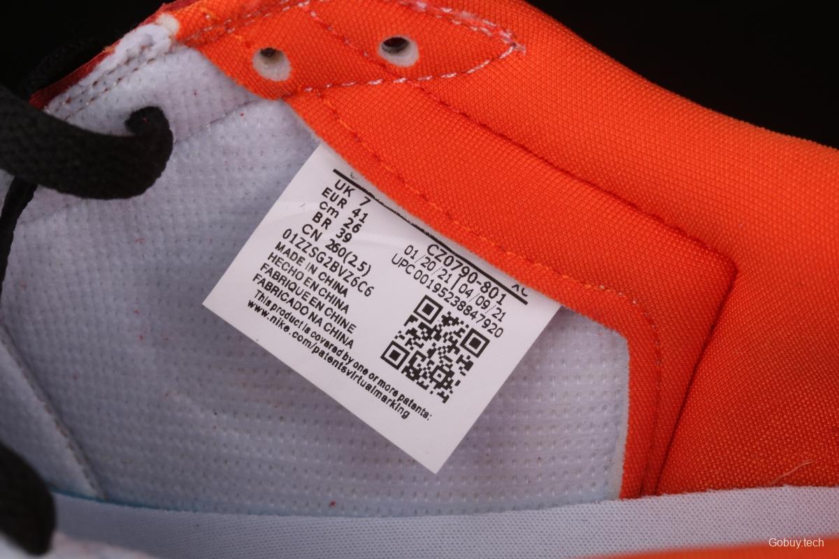 Air Jordan 1 Low OG Shattered Backboard low side buckle shredded CZ0790-801