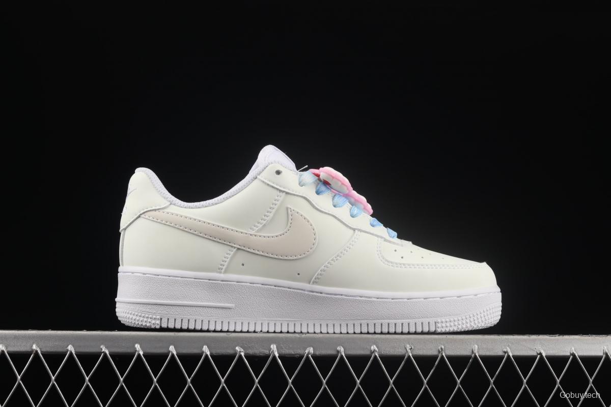 NIKE Air Force 11607 Lx Fine Day clear Sky Blue Ultraviolet Heat Inductive low-top Leisure Board shoes DA8301-111,