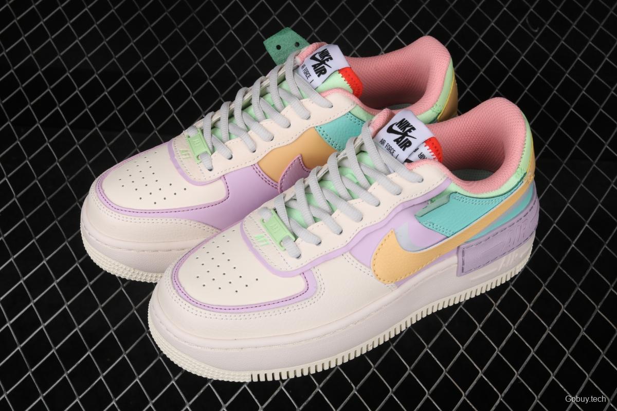 NIKE Air Force 1 ShAdidasow Tropical Twist light weight heighten low-top board shoes CI0919-101,