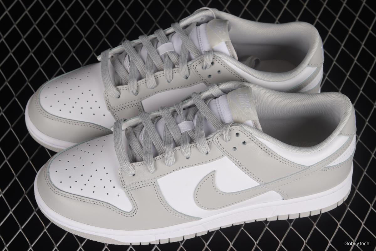 NIKE SB DUNK Low Grey Fog White Grey SB Buckle Breakbackboard Fashion Casual Sneakers DD1391-103