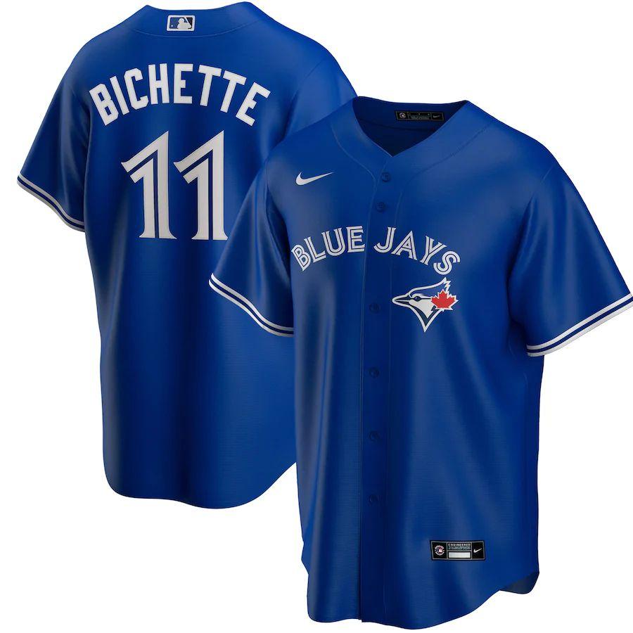 Men's Bo Bichette Royal Alternate 2020 Player Team Jersey