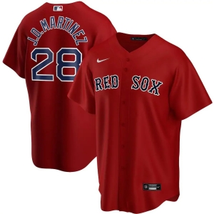 Youth J.D. Martinez Red Alternate 2020 Player Team Jersey