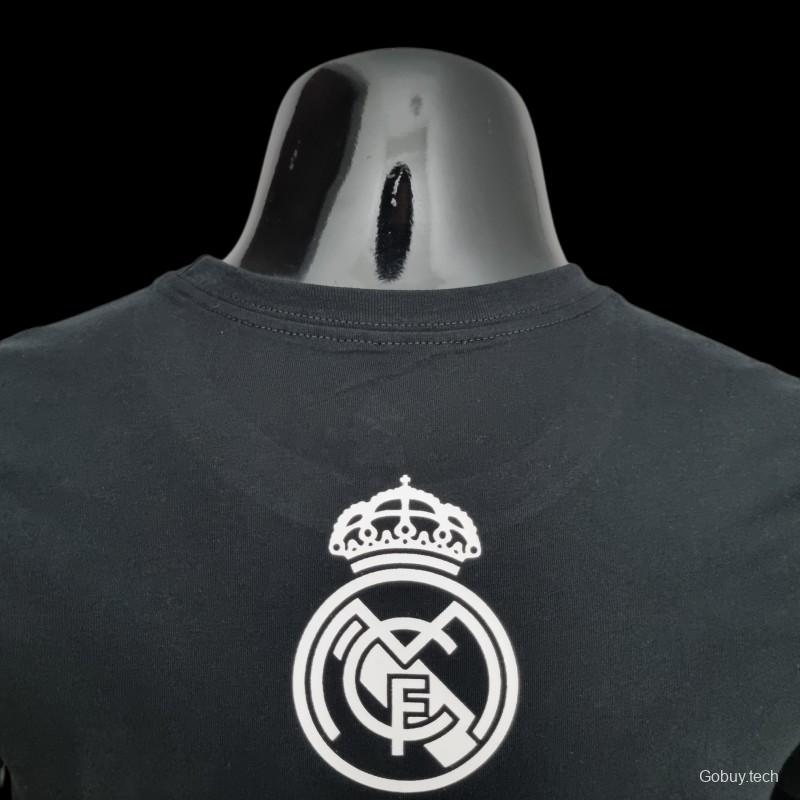 22/23 Real Madrid Y3 Black T-Shirts #0055