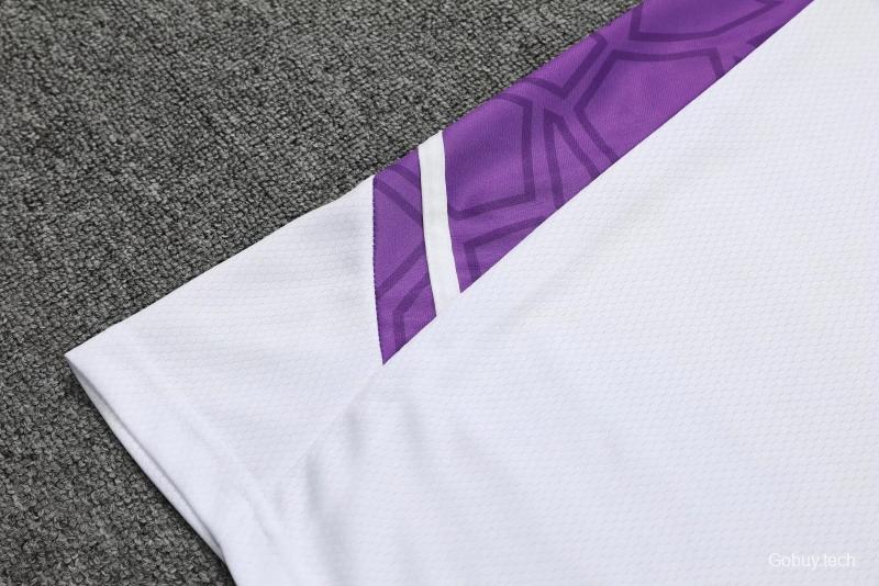 22/23 Real Madrid White Pre-match Training Jersey Vest