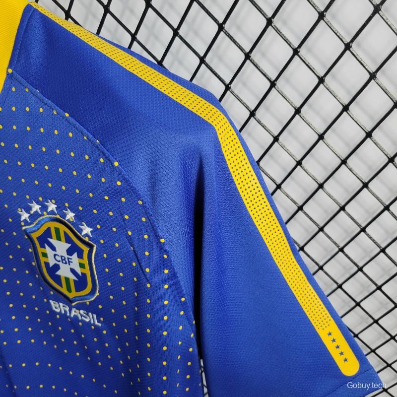 Retro 2010 Brazil Away Soccer Jersey