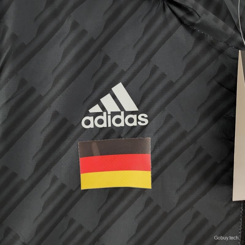 2022 Germany Windbreaker Black Red And White