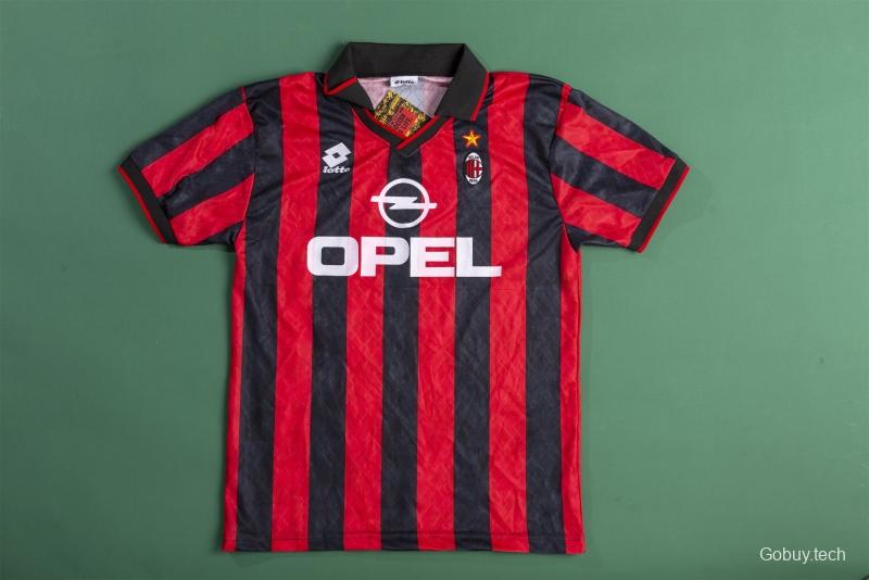 RETRO 94/96 AC Milan Home Soccer Jersey