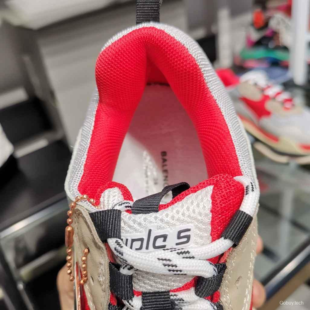 Men/Women Balenciaga Triple S Sneaker Red/Purple Item Ab5580330