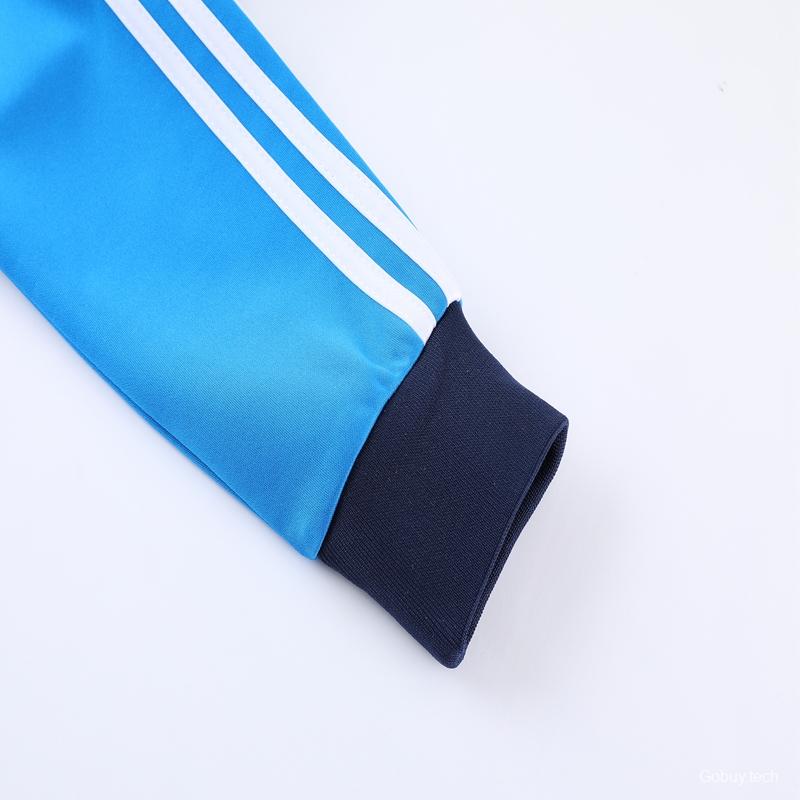 2022 Italy Blue Full Zipper Tracksuit