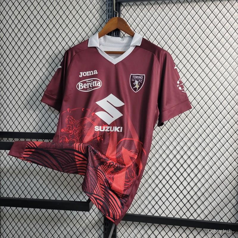 23/24 Torino Suzuki Celebrated With The Special Fujin10 Jersey