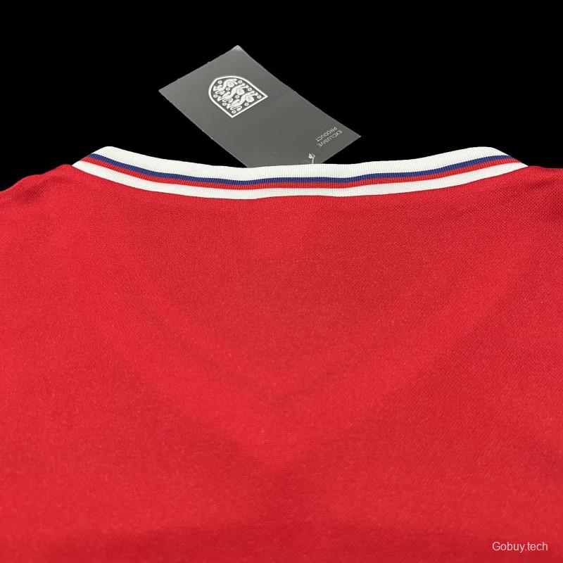 Retro 1982 England Away Soccer Jersey