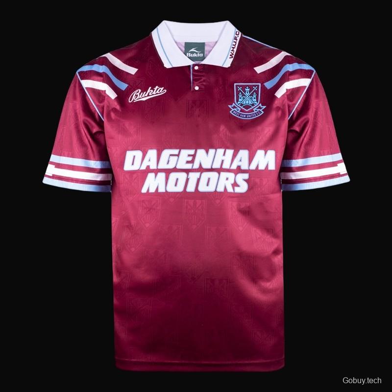 Retro 93/94 West Ham Home Jersey