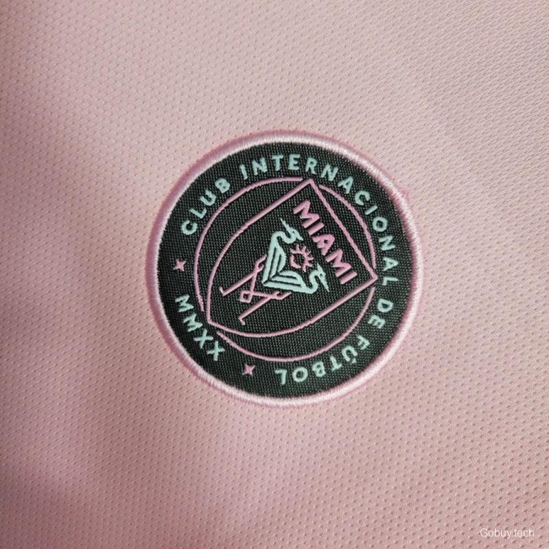 23/24 Kids Inter Miami Home Long Sleeve Jersey