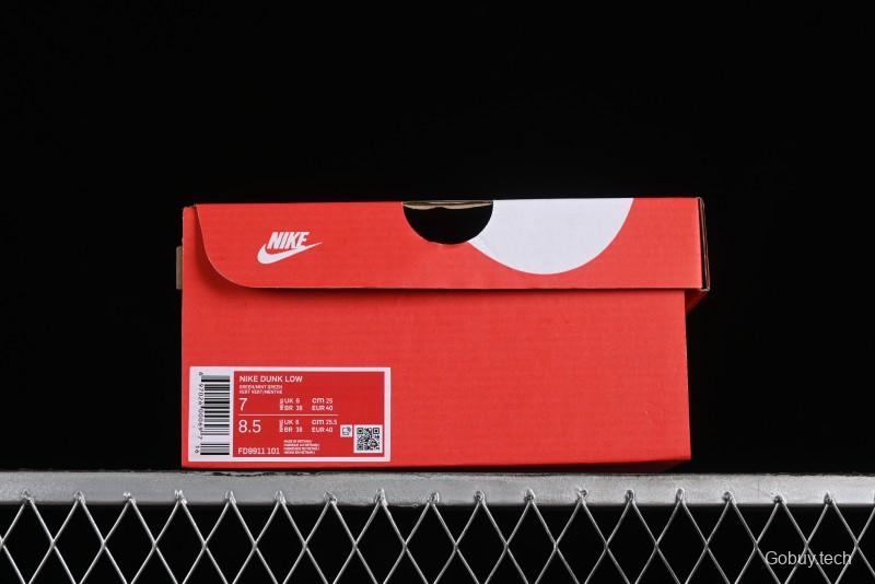 Nike SB Dunk Low White Green Skateboarding Shoes - FD9911-101