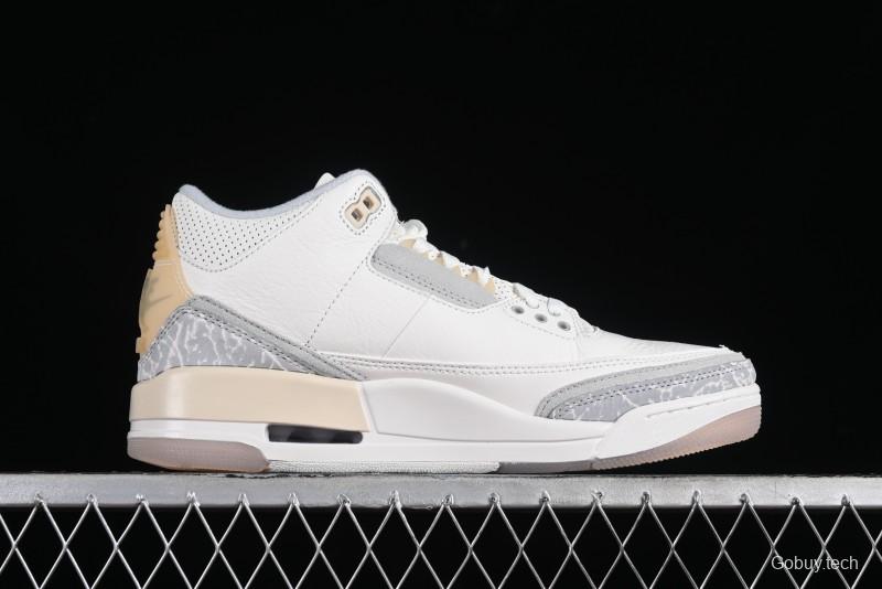 Air Jordan 3 "Craft Ivory" Ivory Full First Layer 