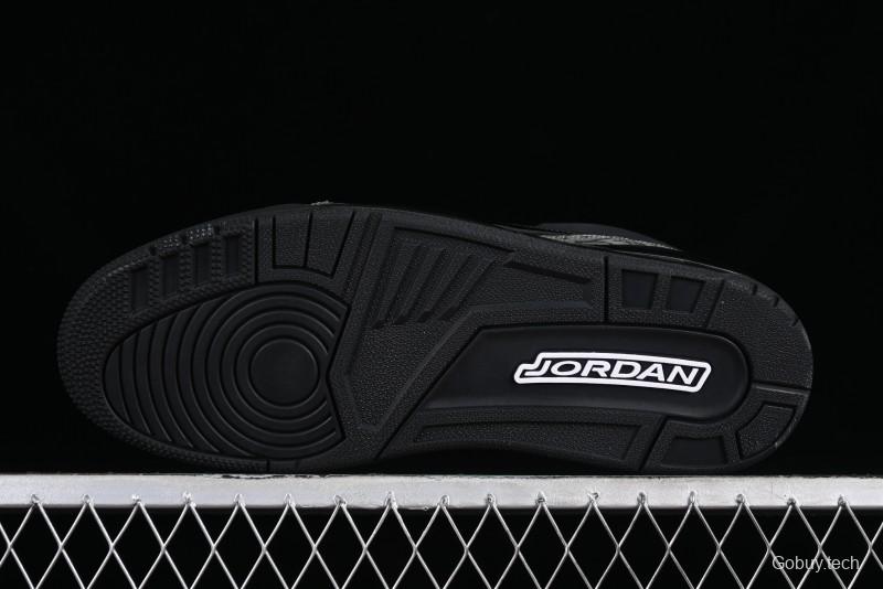Nike Air Jordan 3 Retro Sneakers in Black with Elephant Print - CK9246-168
