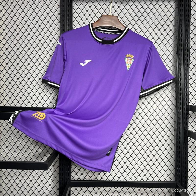 24/25 Cordoba CF Away Purple Jersey