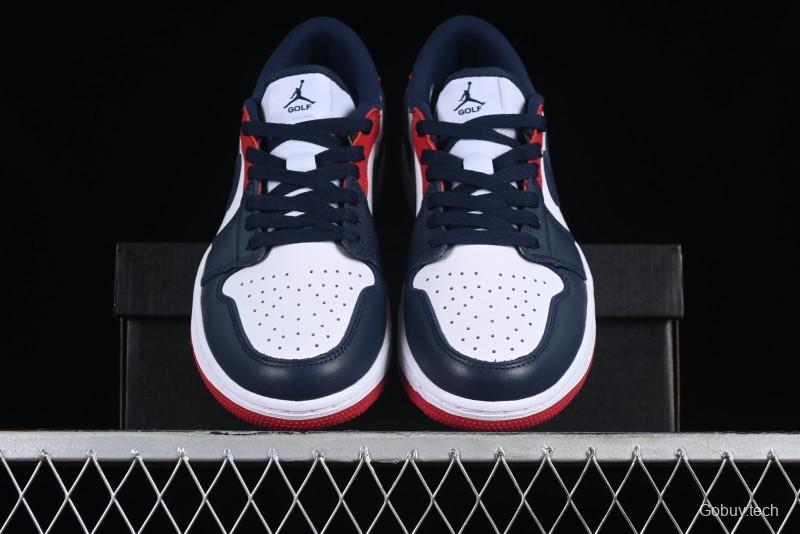 Nike Air Jordan 1 Low Golf Shoes Black Toe - DD9315-113