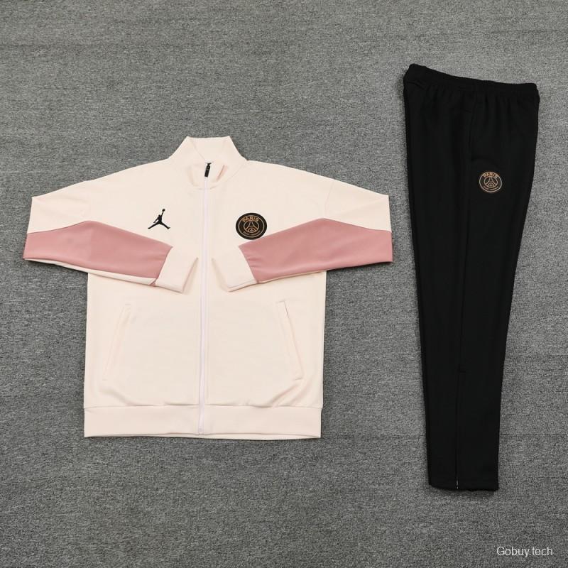 24/25 PSG Pink Full Zipper Jacket +Long Pants