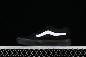 Vans Caldrone Classic Black Retro Skate Shoes - VN0007P9BA2