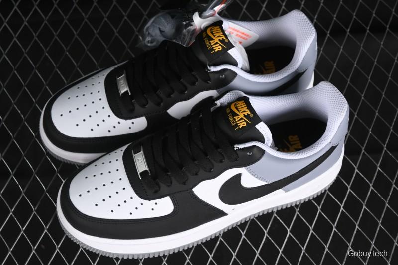 Nike Air Force 1 '07 Low Casual Sneakers in Black, White, and Gray - FB7162-081