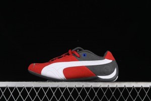 Puma Sparco Future Round Toe Lace-Up Leather Fabric Low-Top Lifestyle Casual Shoes - 307936-06