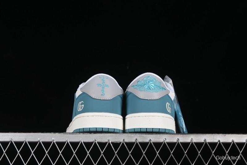 Nike Travis Scott x Fragment Design x Air Jordan 1 Low OG SP AJ1 Retro Sneakers - LJ5188-022