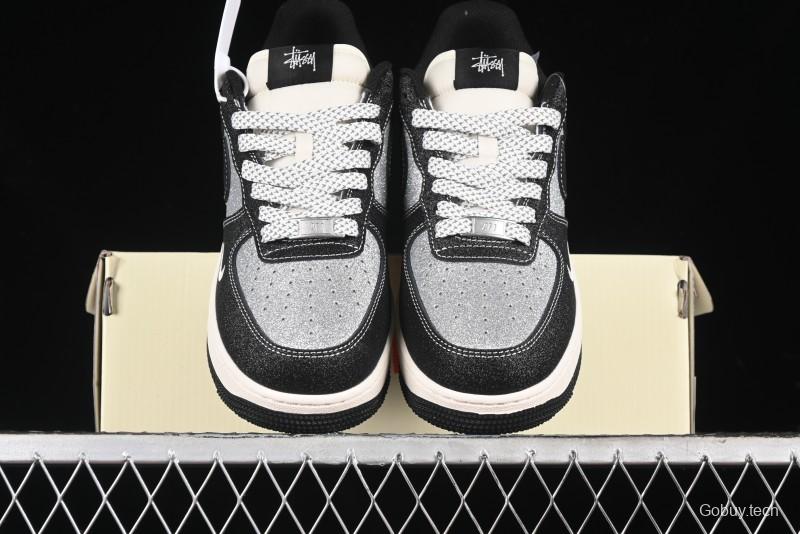 Nike Air Force 1 '07 Low Stussy Collaboration - Starry Sky Low-Top Casual Sneakers - XZ1968-518