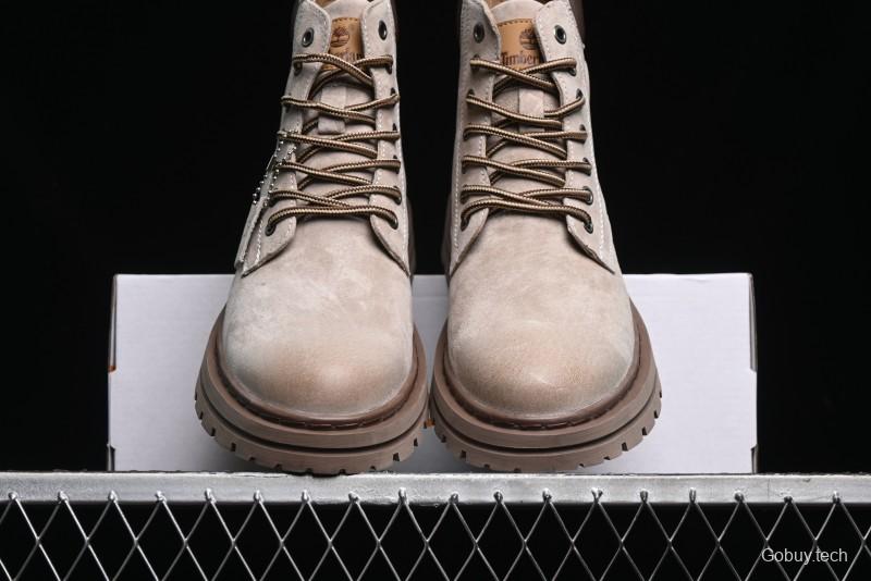 Timberland Classic High Top Outdoor Casual Boots with Premium Suede Leather - A18066TSAND